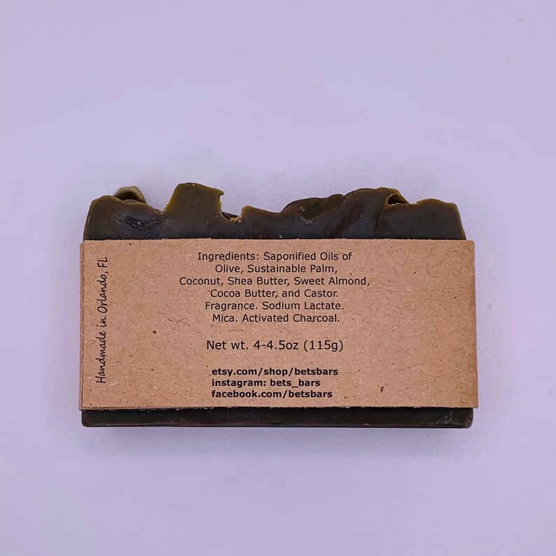 Egyptian Amber With Activated Charcoal Soap Etsy