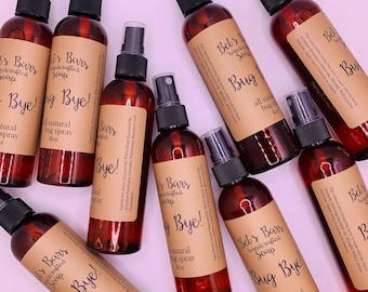 All Natural Bug Spray with Essential Oils.