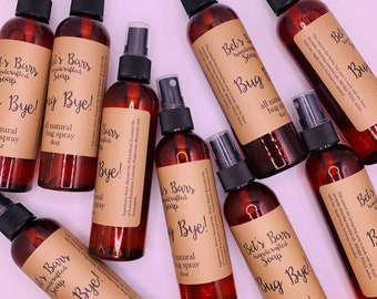 All Natural Bug Spray with Essential Oils.