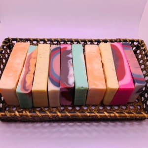 Soap Sample Bag. Odds and Ends. 3 to 4 Soap Pieces.