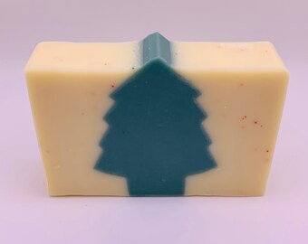 Tree Soap. Fresh Pine and Birch Scent.