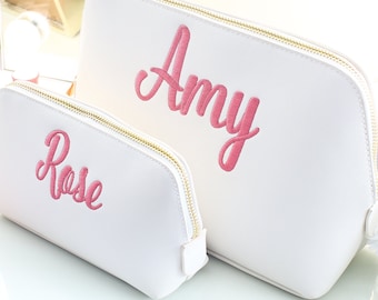 Luxury Cosmetic bag, makeup bag, Personalised Gift, Toiletry bag