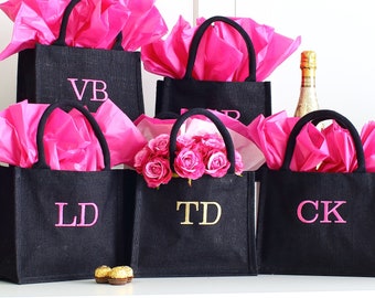 Personalised Party Gift Bags, Bridesmaid gift bags, Hen party favour bags