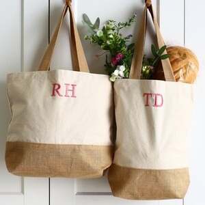 Personalised shopping bag, tote bag, beach bag, Wedding bag image 6