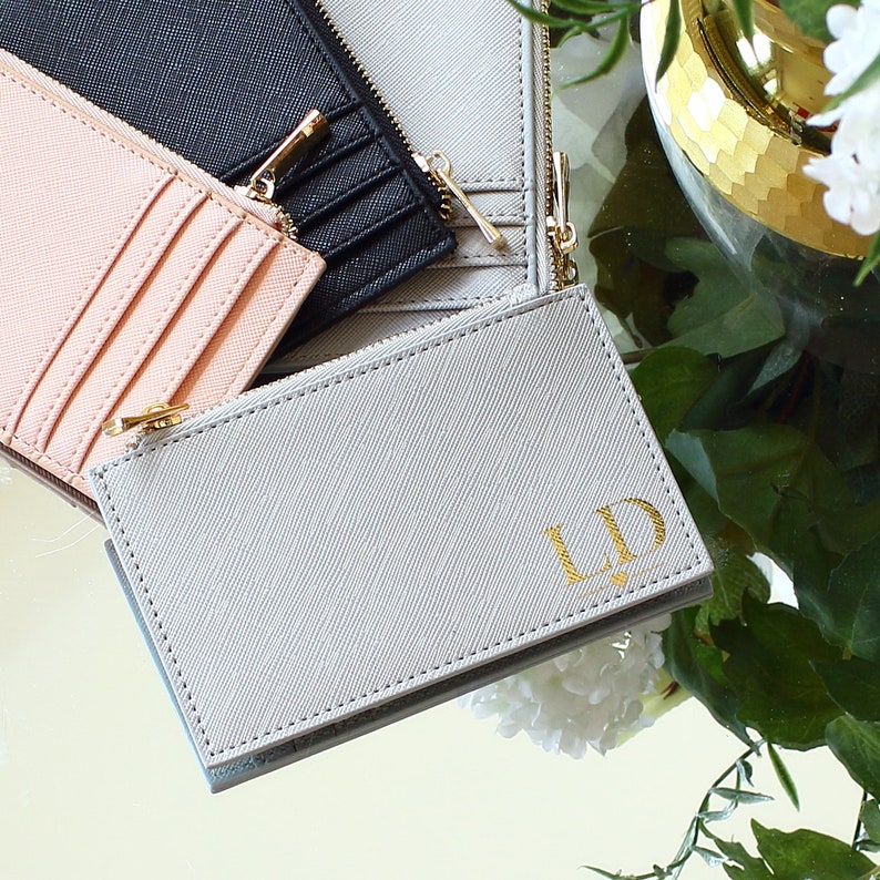 Personalised Card Coin Holder Wallet Purse Womens Pu Leather Etsy UK