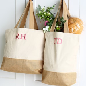 Personalised shopping bag, tote bag, beach bag, Wedding bag image 9