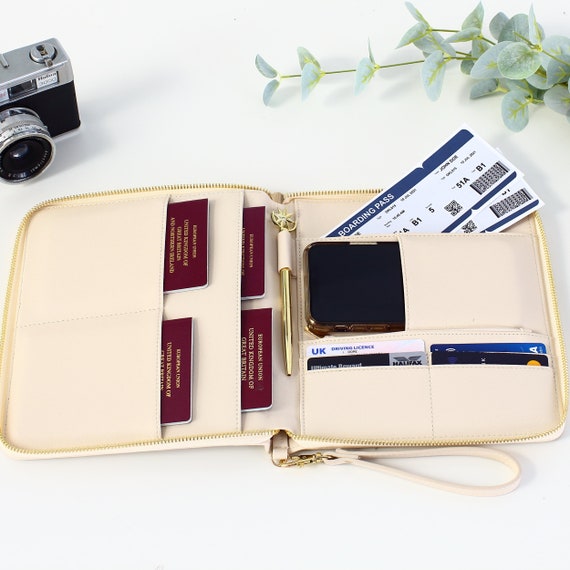 Organiseur de voyage Porte passeport Chemise passeport familial Cadeau de voyage Cadeau d anniversaire Etsy France