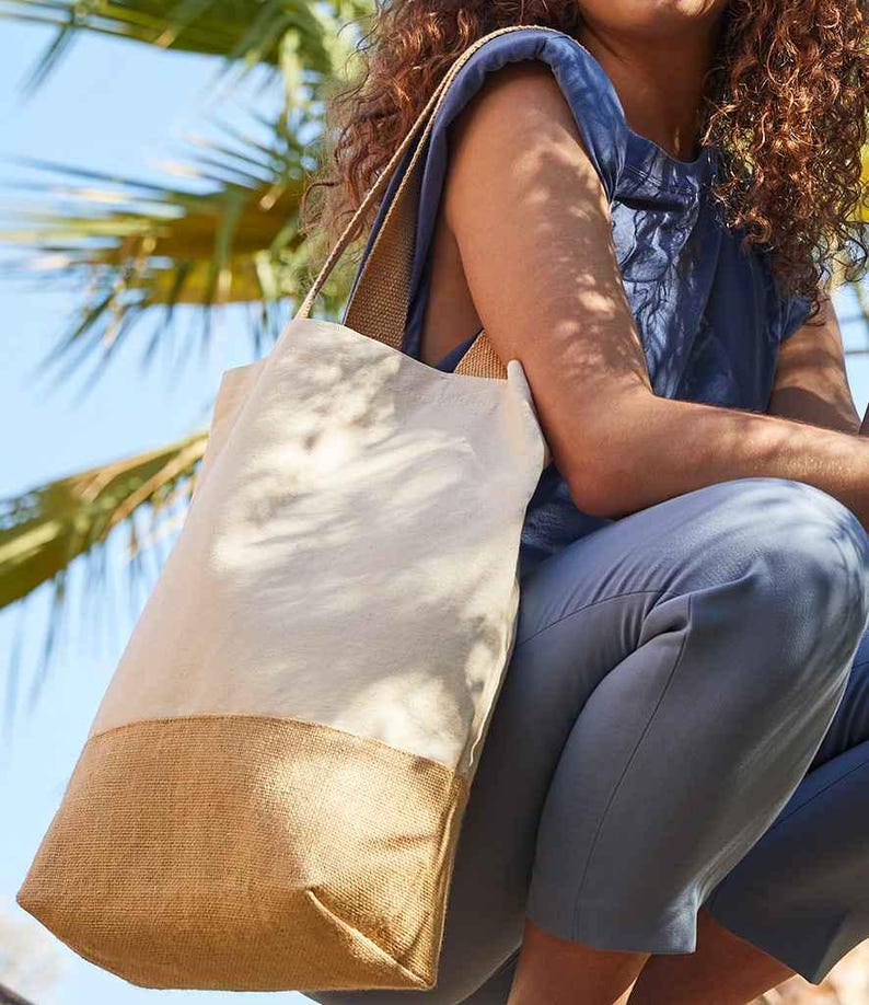 Personalised shopping bag, tote bag, beach bag, Wedding bag image 5