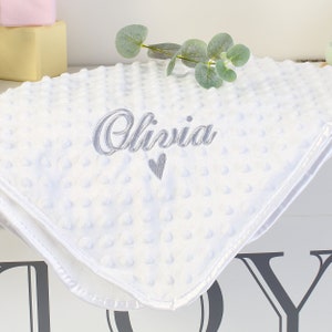 Personalised Baby blanket, Baby boy or Girl, Unisex baby gift