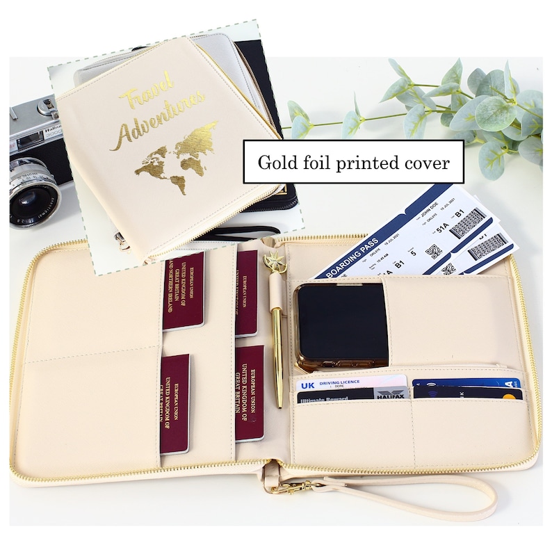 Travel document wallet, Passport holder, Travel case organiser 