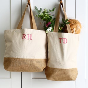 Personalised shopping bag, tote bag, beach bag, Wedding bag image 4