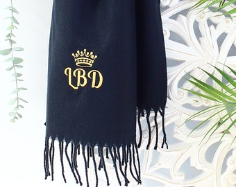 Gift for her, Personalised luxury scarf for her with Gift Box option
