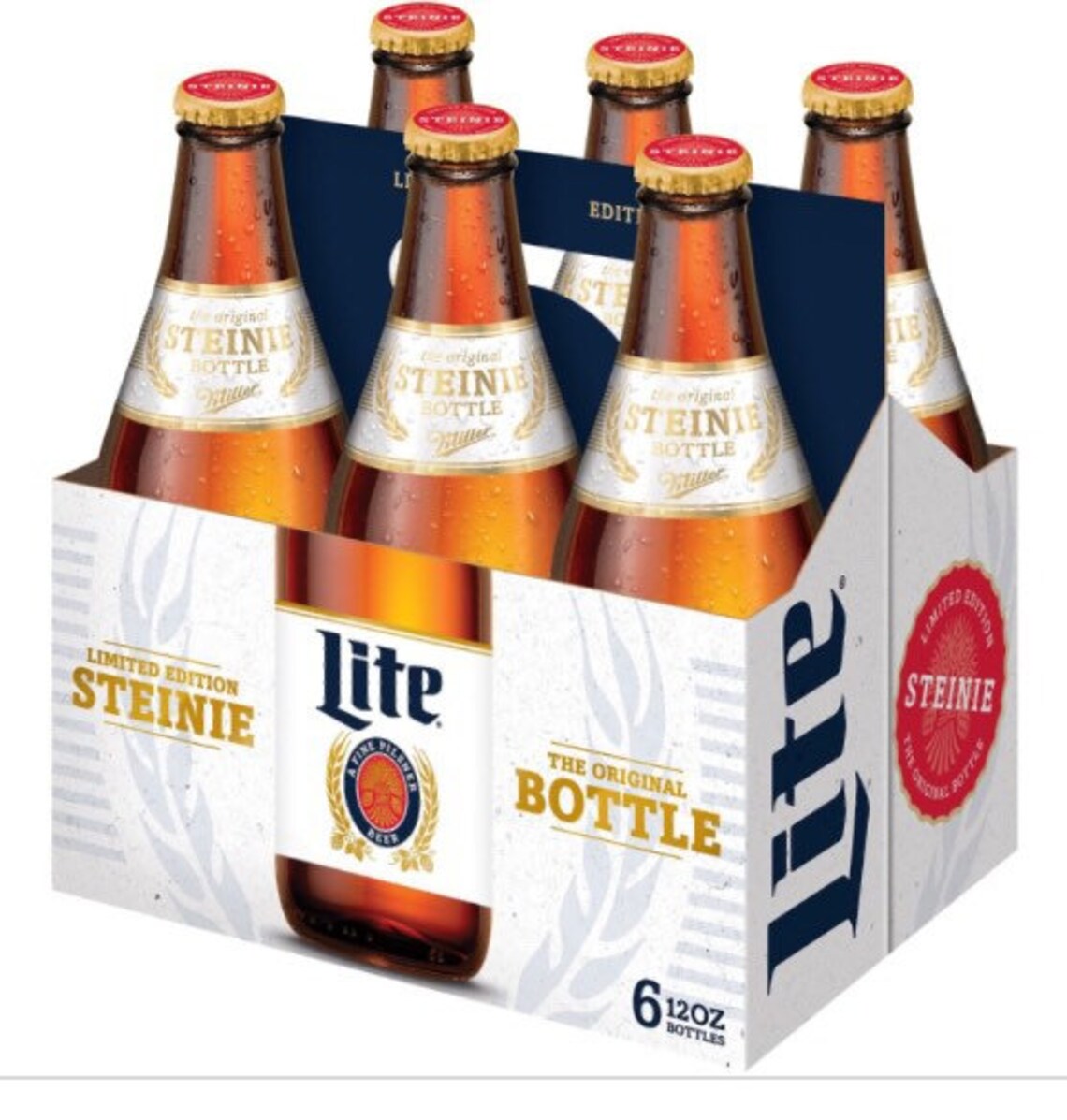 Miller Lite Steinie Bottle Caps Etsy