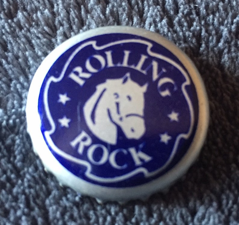 Rolling Rock Bottle Caps Etsy