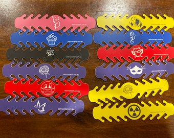 Laser Cut Ear Savers to use with face masks various colours available - choose picture and colour.
