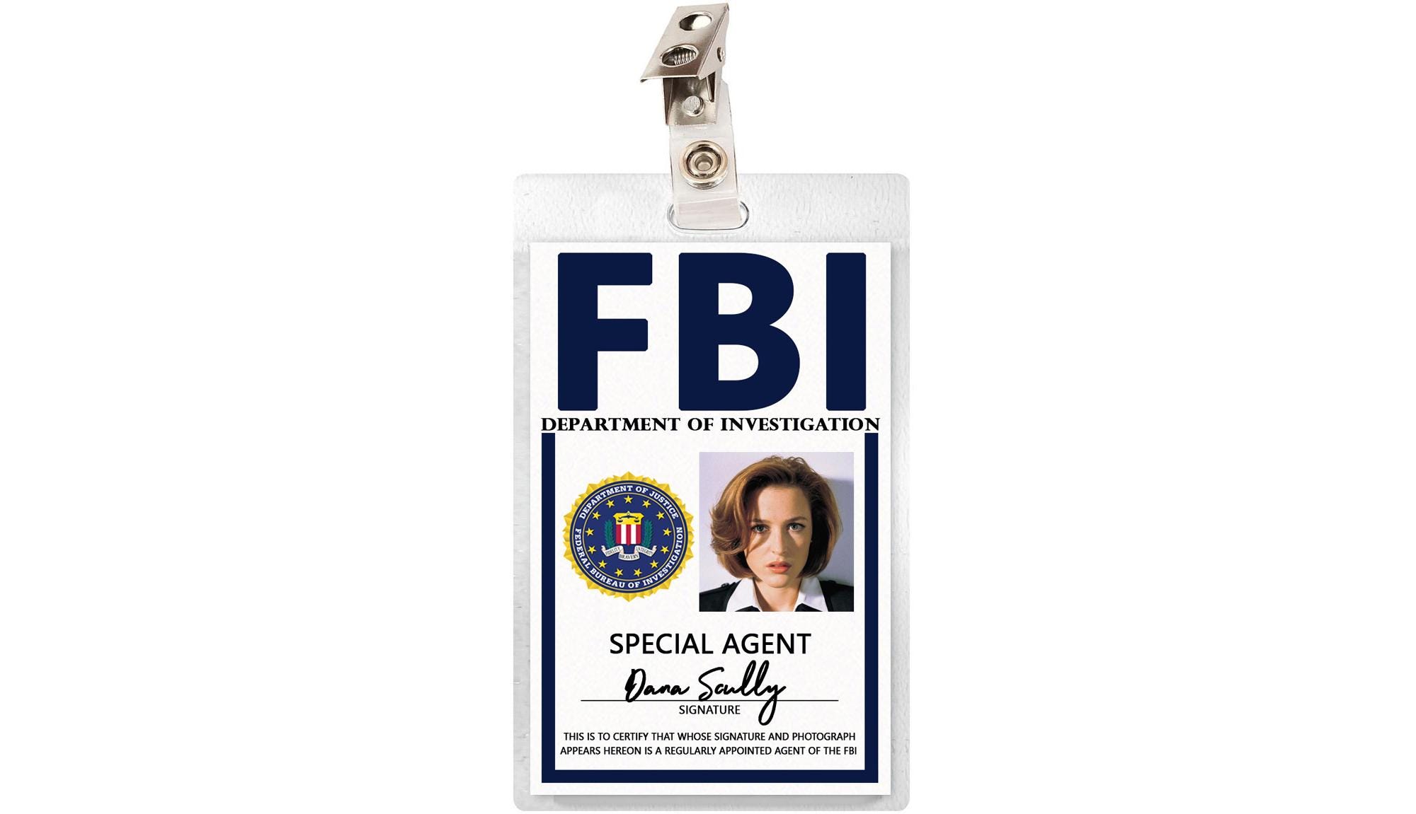 DONGHYUN ネクタイ 実使用 KickFlip 証明書付き teleca X FILES Dana Scully Fox Mulder Walter Skinner ID Badge Name Tag