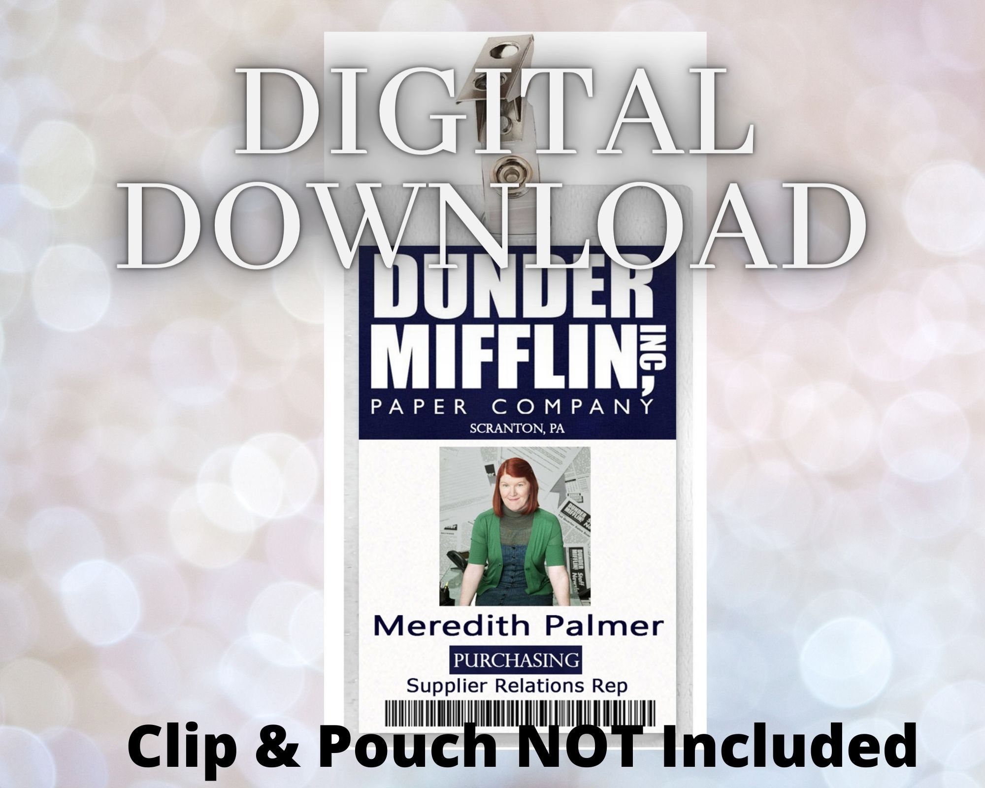 Dwight Schrute Name Tag Download - Etsy for Dwight Schrute Id Badge Printable Free