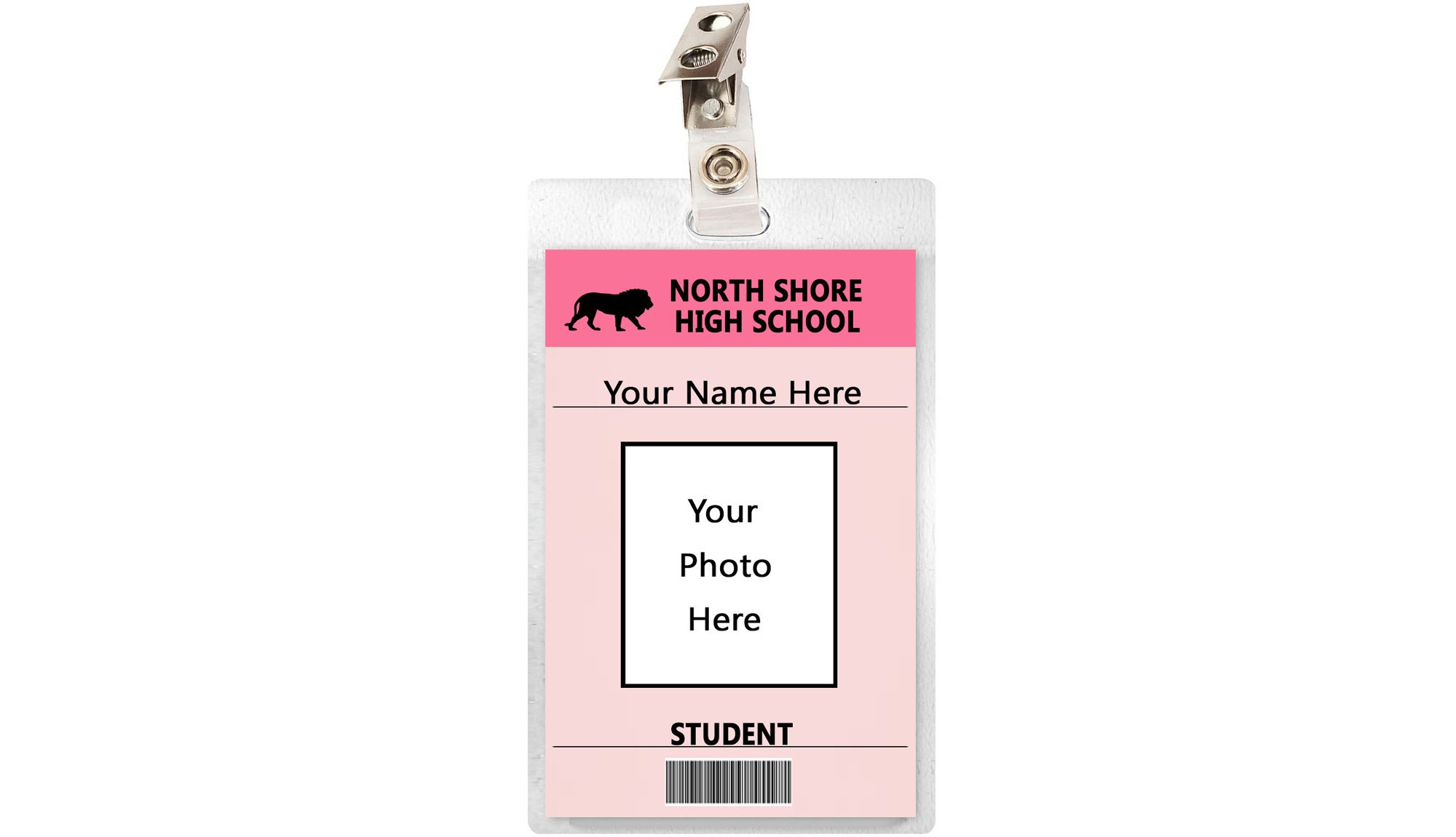 CUSTOM Mean Girls Movie North Shore High School Student ID Badge