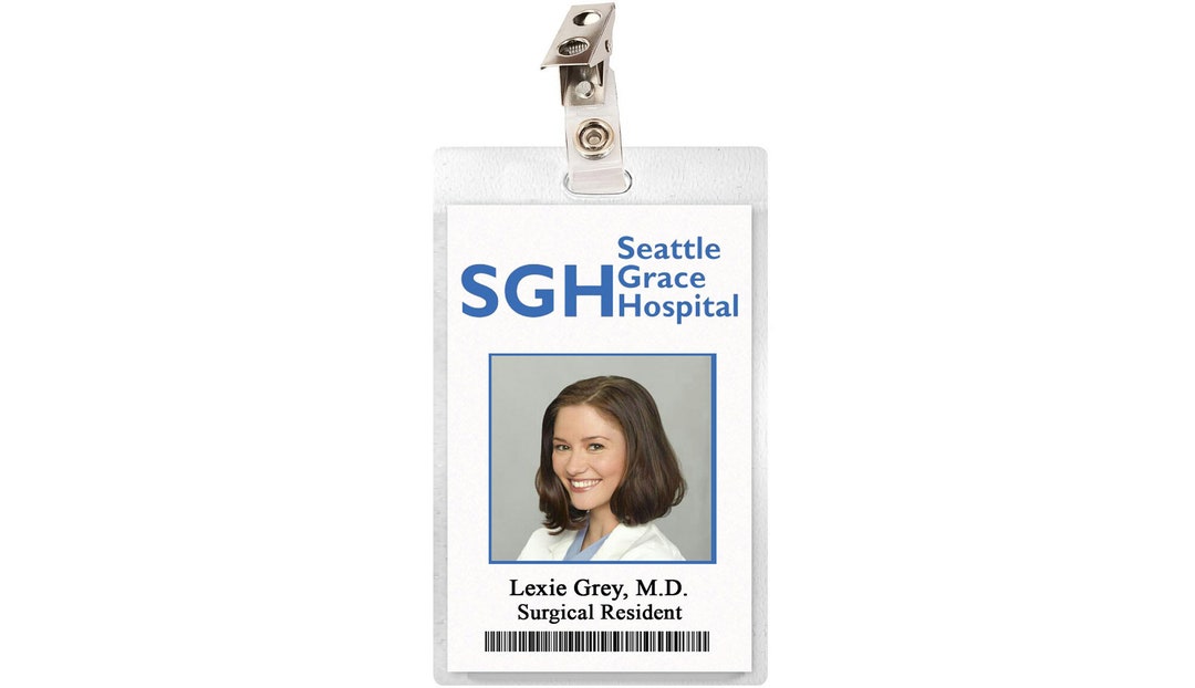 Lexie Grey Id Badge Printable