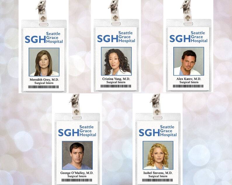 Meredith Grey Badge Printable Printable World Holiday