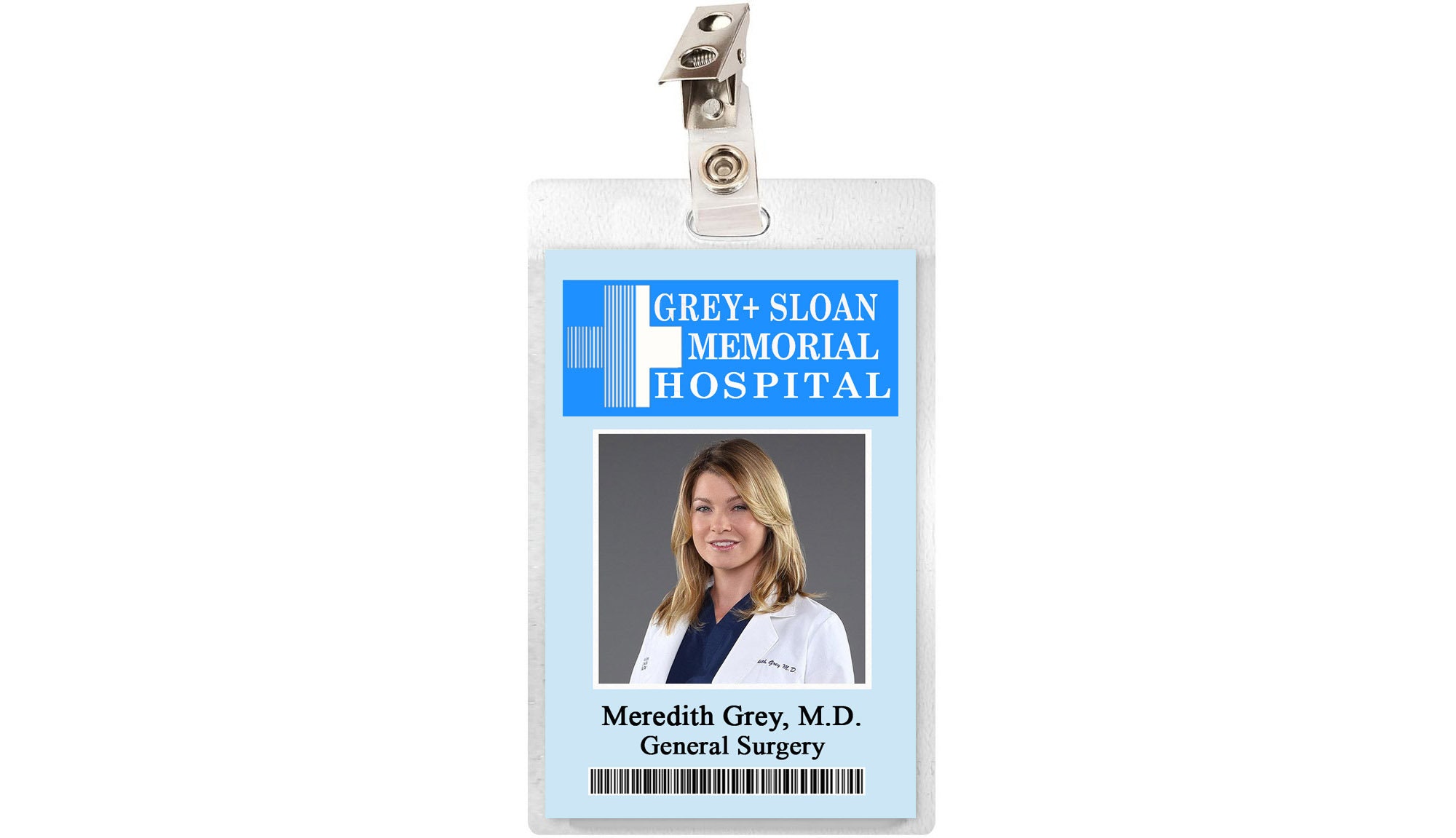 Meredith Grey Id Badge Printable Printable World Holiday