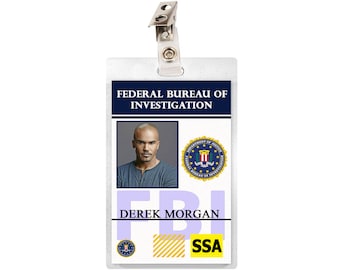 X-Dateien Dana Scully FBI ID Badge Name Tag Karte Laminat Kostüm Cosplay  Prop