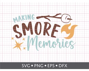 S’mores Camping Quote SVG Digital Download Cut file. For T-shirts, Hats, Mugs and More. Compatible with Cricut and Silhouette.