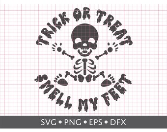 Kid’s Skeleton Halloween SVG Digital Download Cut File for T-shirts, hats, Mugs and More. Compatible with Cricut and Silhouette.