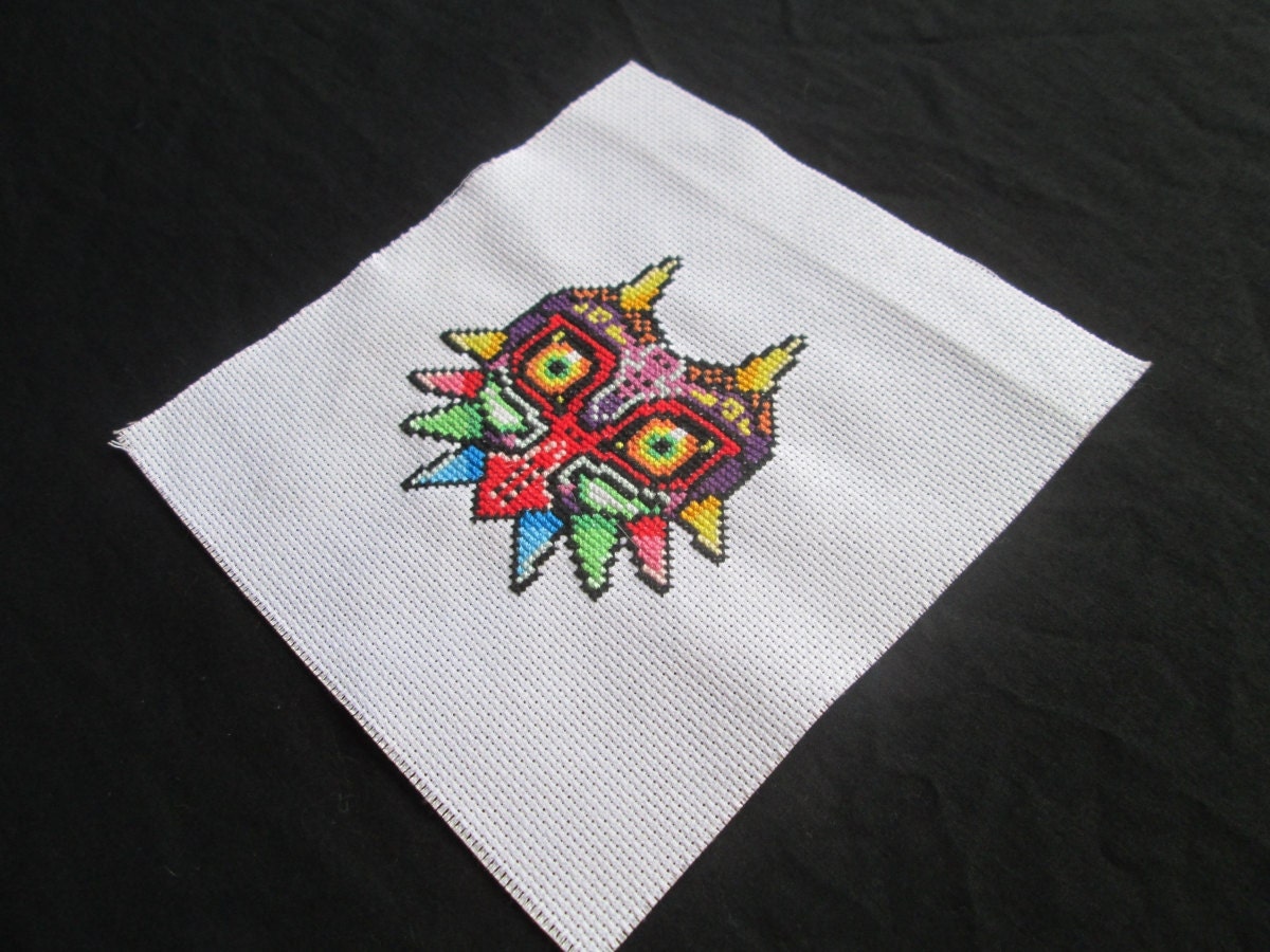 Majora's Mask Cross Stitch the Legend of Zelda Etsy