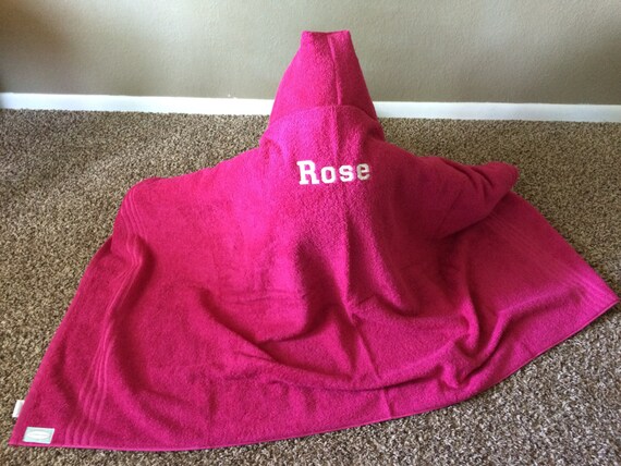 Fancy Nancy Look a like Hooded Towel Etsy