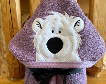 Polar Bear Hooded towel