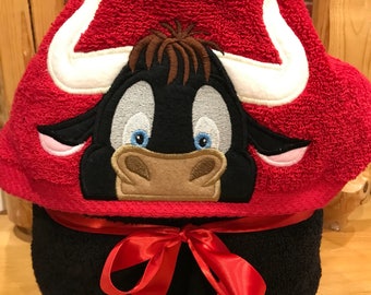 Ferdinand look a like hooded towel
