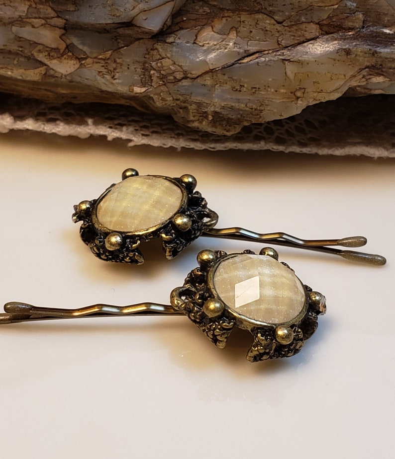 Set Of Two Vintage Style Tichel And Hair Pins Decorative Etsy