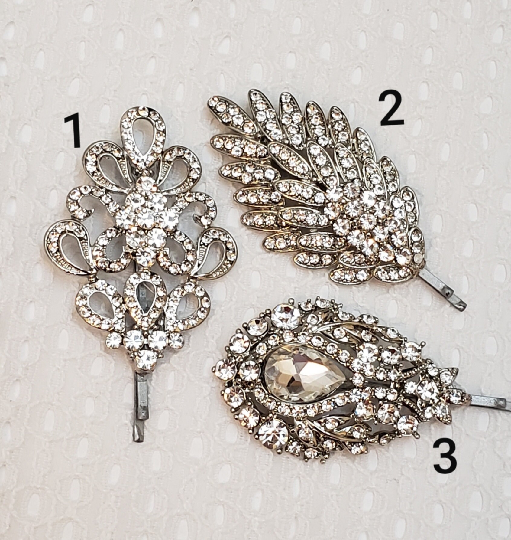 Choice Of Sparkling Large Elegant Diamond Tichel And Wedding Hair