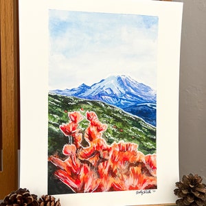 Rainier Flower - Giclee Print