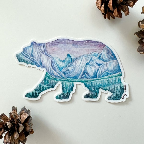 Yosemite Bear Sticker