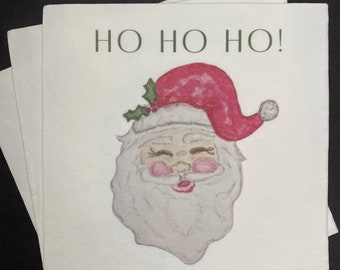 Ho Ho Ho Happy Santa Cocktail Napkins