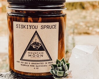100% Soy Candle in Amber Glass