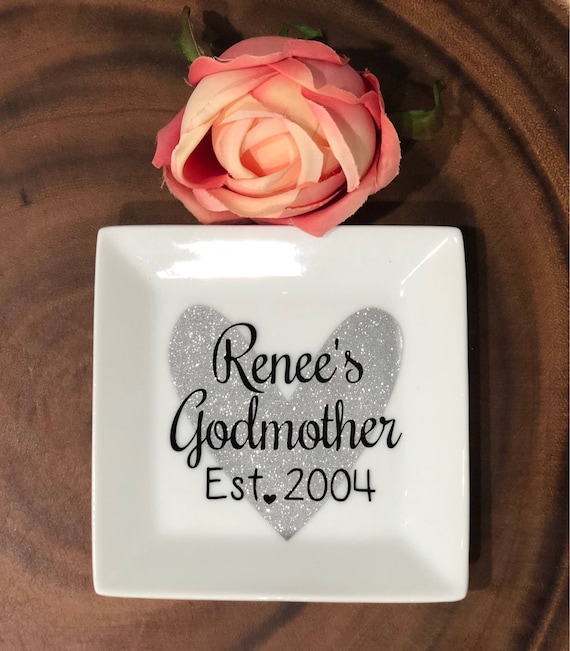Godmother Proposal Ring Holder IN STOCK Gift Ring Dish Flower