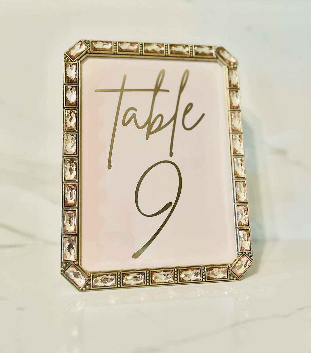 Wedding Table Numbers, Table Number Sticker, Elegant Wedding Reception Vinyl Decal Numbers, 3.5