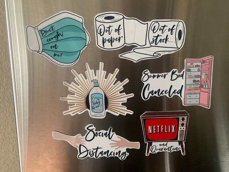 Quarantine Magnets image 0