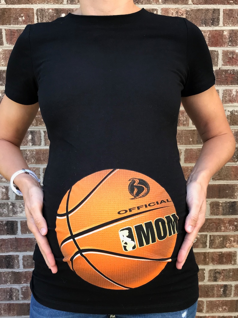 Basketball Maternity TShirt with Net / Halloween Maternity Etsy