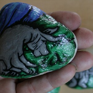 Original Winnie the Pooh by A.A. Milne, Eeyore Down by the River, Art on Stone, Eeyore Painting, Classic Illustration by E.H. Shepard