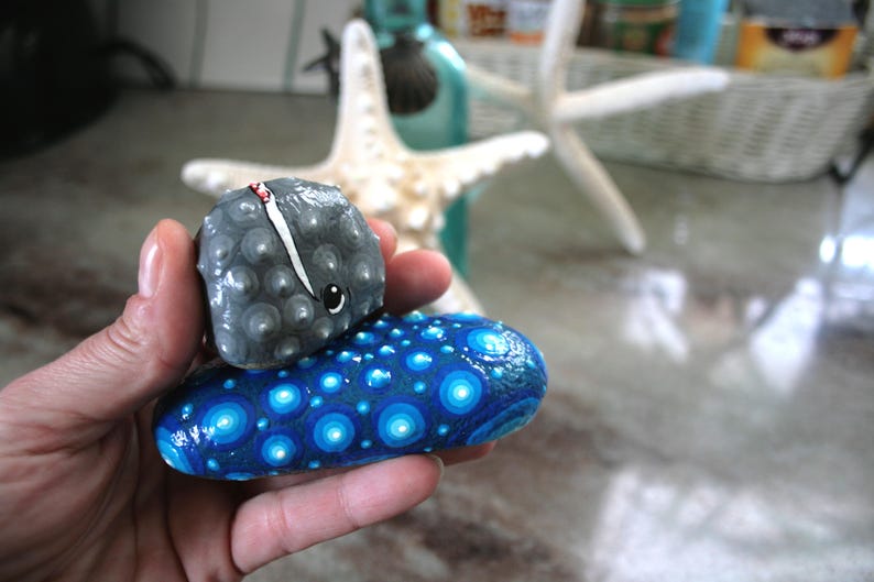 Whale Painting Beach Home Decor Gifts for Mariners and | Etsy