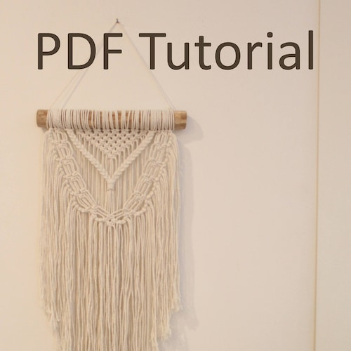 Macrame Wall Hanging Tutorial PDF Instant Download Macrame Etsy Australia