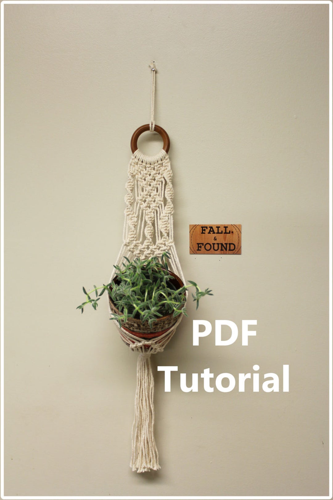 Macrame Plant Hanger Pattern PDF Tutorial Download - Etsy macrame-plant-hanger-pattern-pdf-tutorial-download-etsy