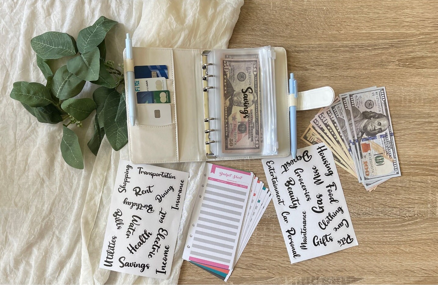A6 Budget Binder Kit With Cash Envelopes FREE Personalization 39 ...