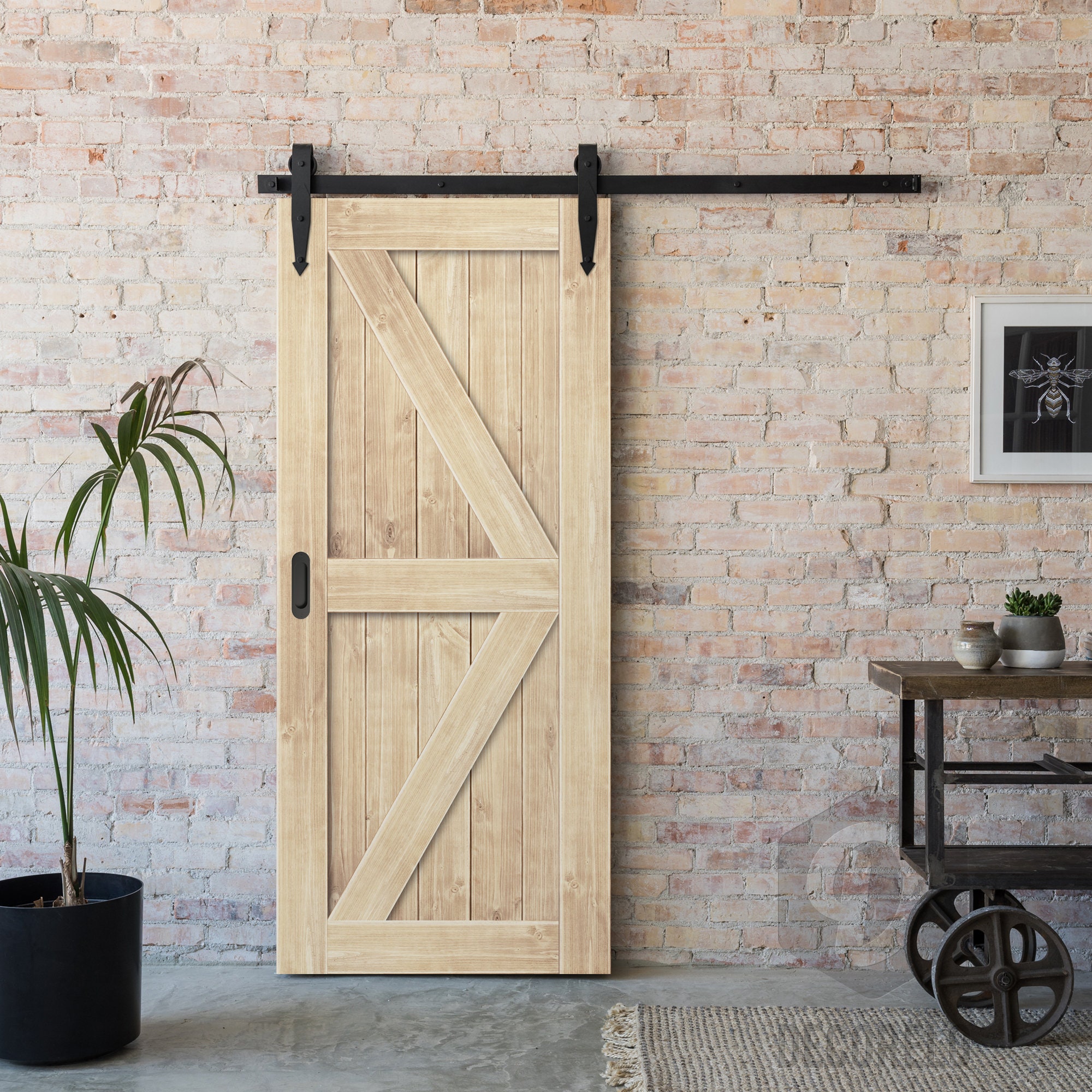 Vertical Plank Barn Door Sliding Door Barn Door With Hardware