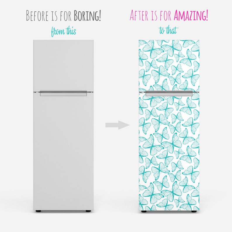 Fridge Wrap / Peel And Stick Removable Wallpaper / Self Etsy