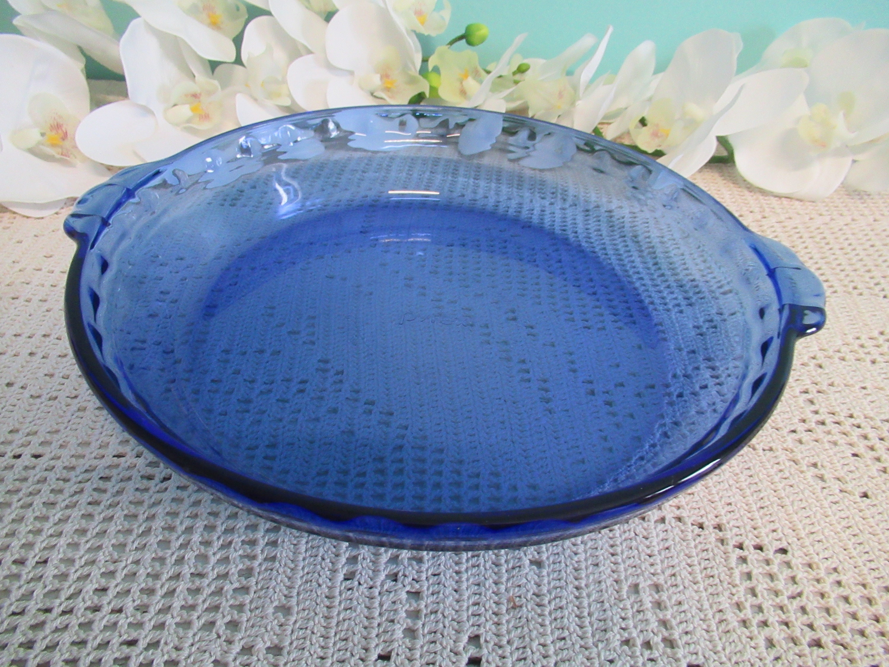 Vintage Pyrex Cobalt Blue 322 R 9 x 11 Casserole Dish